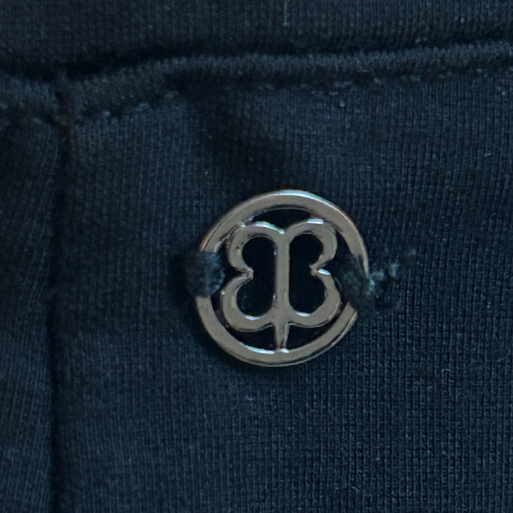 Betabrand Dress Pant Yoga Pants Black Cropped Cuffed Straight‎ Leg Petite Large - Picture 7 of 12